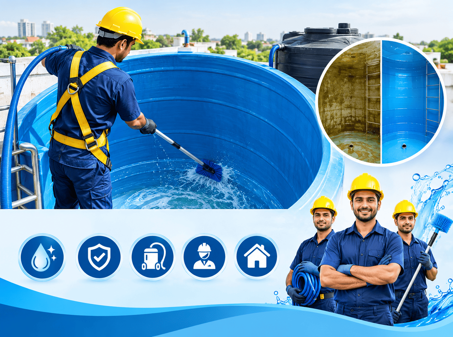 About RK Water Tank Cleaners